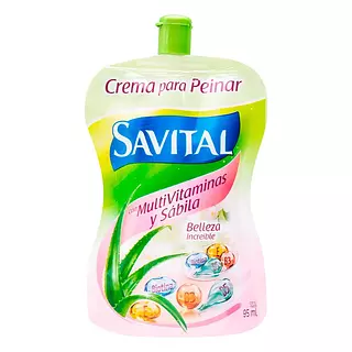 Crema para peinar sabila multivitaminas y sabila