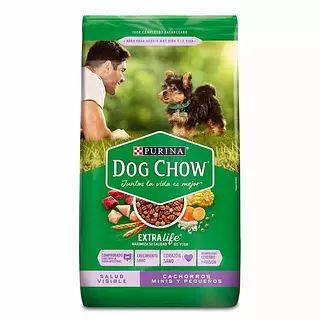 Purina Dog  Chow cachorros, minis y pequeños con carne y pollo